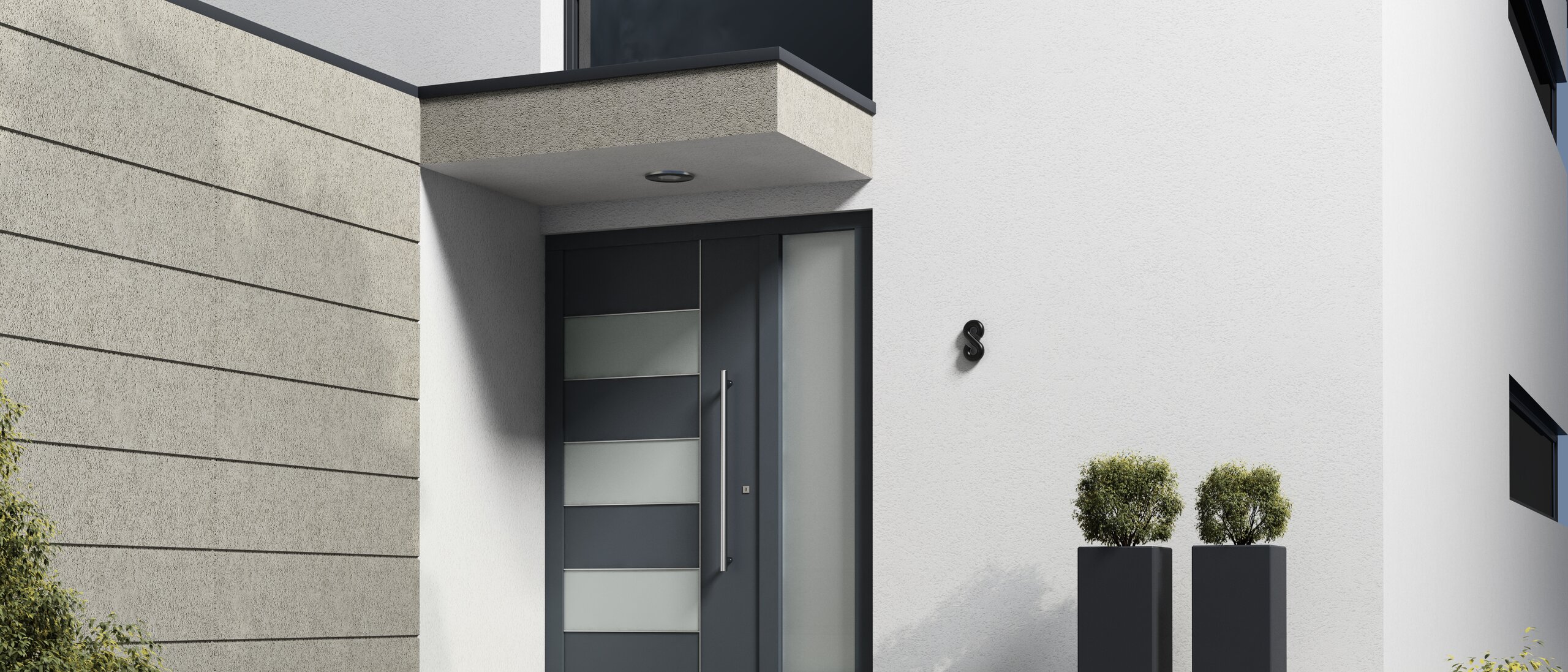 HEWI Hausnummer Haustür mit Hausnummer