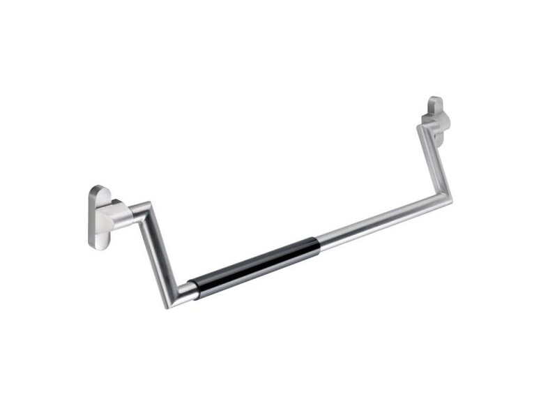 HEWI panic bar Stainless steel panic bar with pressure point labelling