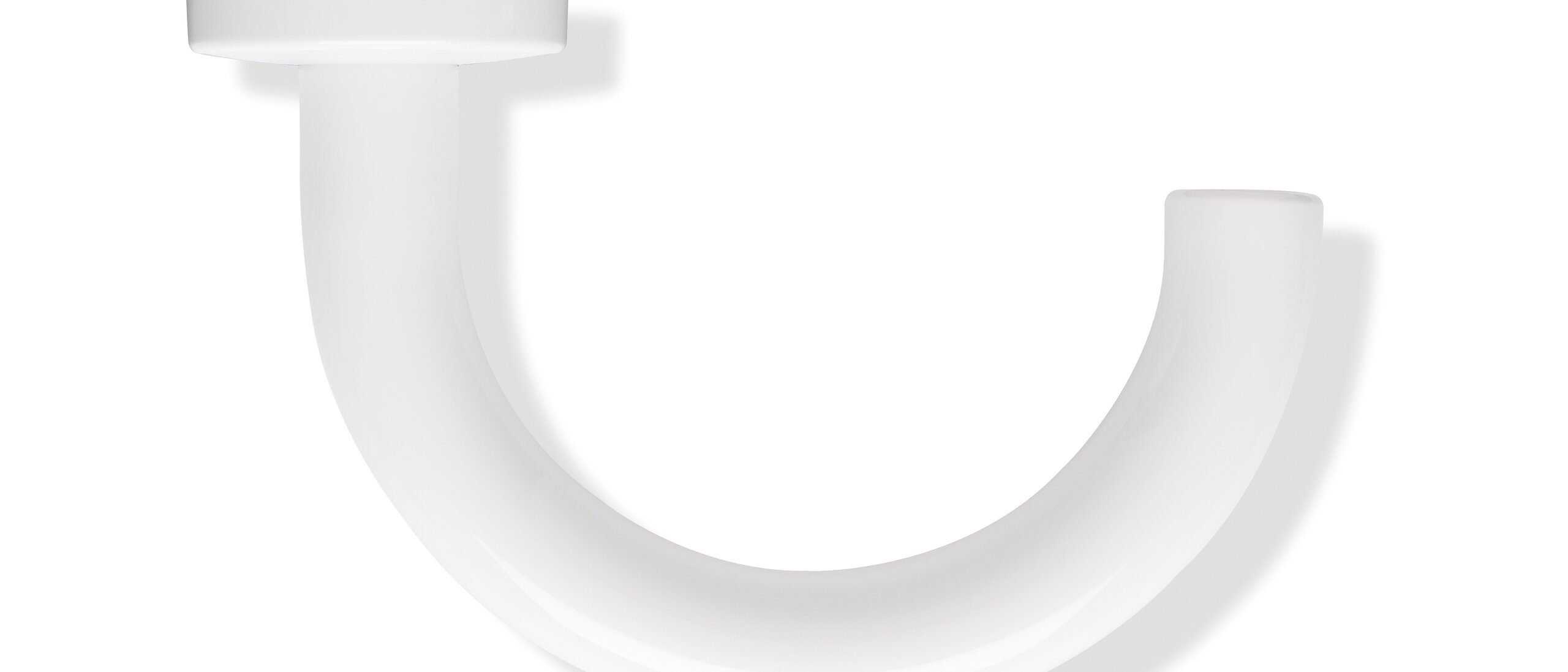 HEWI Türdrücker U-Form Signalweiß Türdrücker mit runder U-Form in der Farbe Signalweiß aus Polyamid