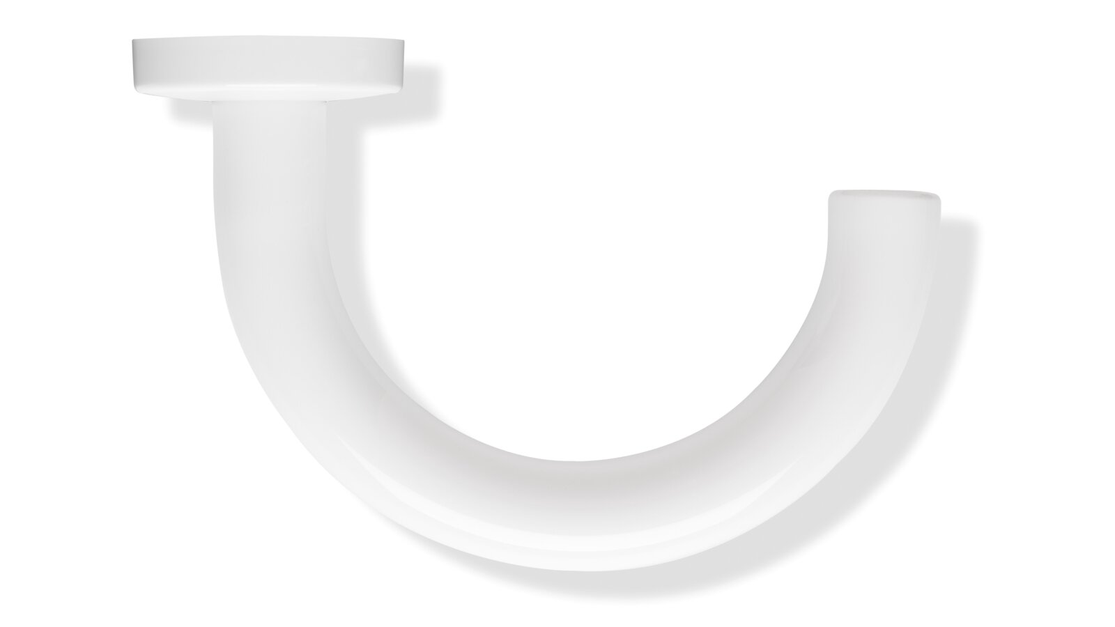 HEWI lever handle U-shape signal white Lever handle with round U-shape in the colour signal white made of polyamide