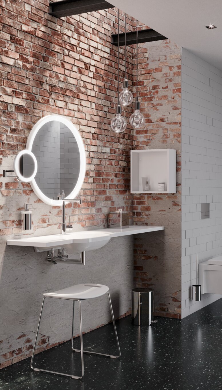 HEWI Hotelbadezimmer mit Universalprodukte Universalprodukte von HEWI in Hotel