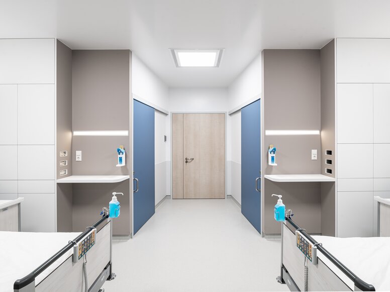 KARMIN patient room Hospital room with two beds