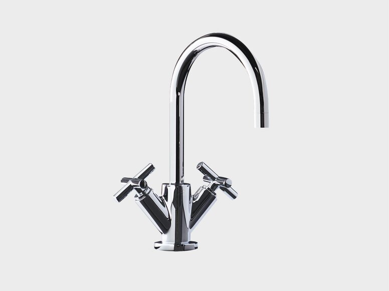 Design Original Dornbracht Chrome-plated mixer tap with two cross-handle controls