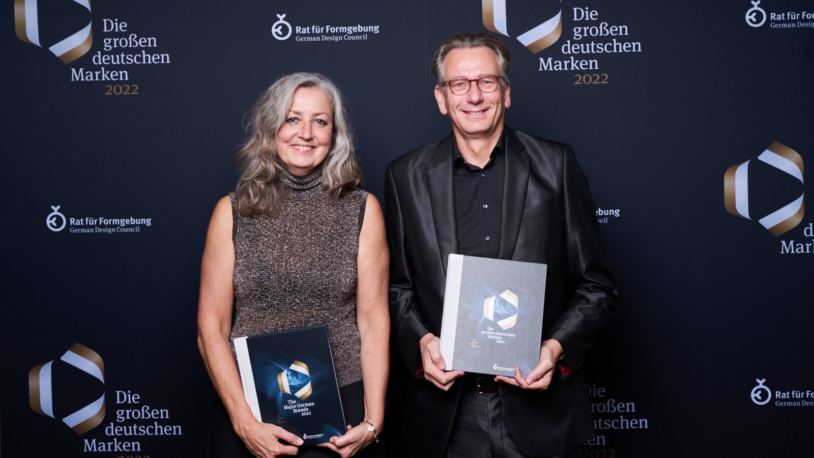 Award ceremony for the major German brands 2022 Thorsten Stute and Christiane Küper at the award ceremony for the major German brands 2022