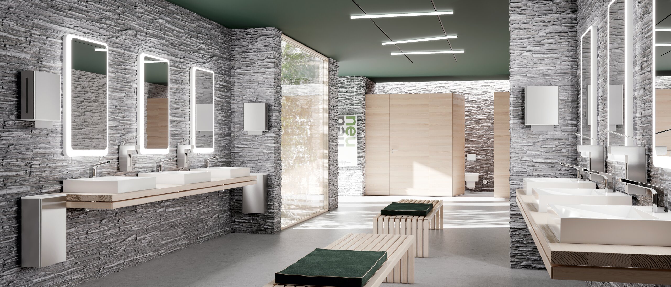 HEWI Bathroom System 900 Public Bathroom System 900 Public