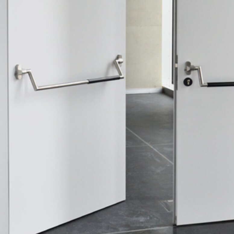 HEWI panic bar Doors with one panic bar each