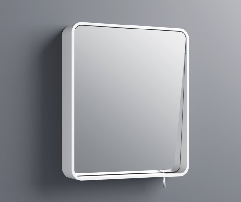 HEWI Kippspiegel Weiß Kippspiegel in der Farbe Weiß