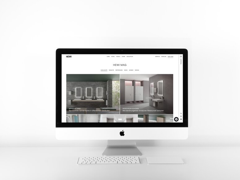 HEWI Magazine Magazine from HEWI on one screen