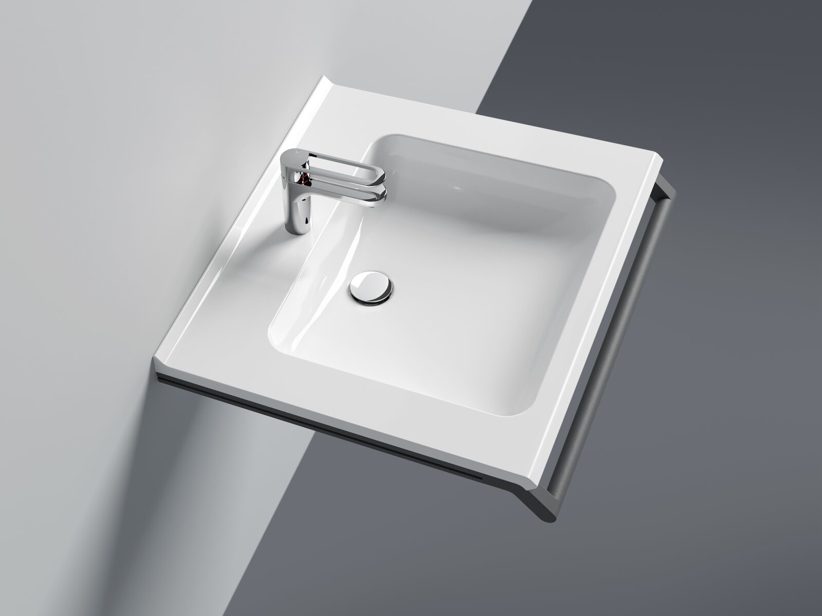 HEWI Modular washbasin system Modular washbasin system with handle